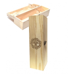 002-5 Кутия за вино с отварящ се капак - Честит юбилей 50г. 002-5 Кутия за вино с отварящ се капак - Честит юбилей 50г.