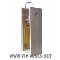 003-0-Подарък – Дървена кутия за бутилка вино