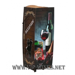 004-3-Кутия за бутилка вино "Наздраве" 