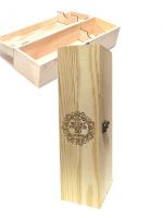 002-5 Кутия за вино с отварящ се капак - Честит юбилей 50г.