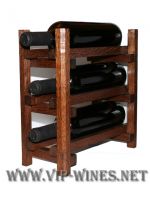 21b-подарък-поставка за 3 бутилки вино