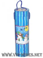 000063-Коледна/новогодишна кутия за вино