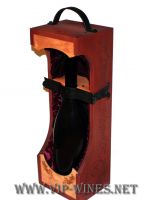 80-Дървена кутия за 3-литрова бутилка