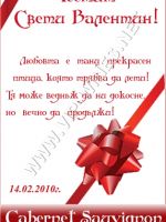 234-21 подарък за свети валентин, подарък за 14 февруари