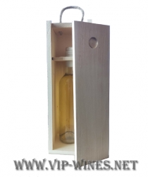 003-0-Подарък – Дървена кутия за бутилка вино