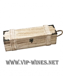 002-2 Кутия за вино с отварящ се капак и закопчалка